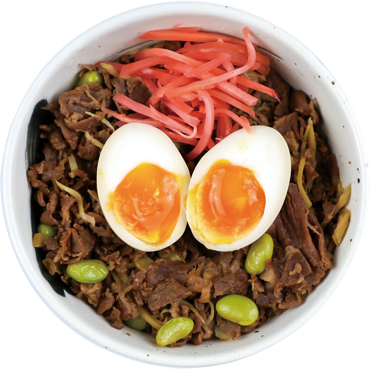 あけぼの大豆入り牛肉しぐれ丼