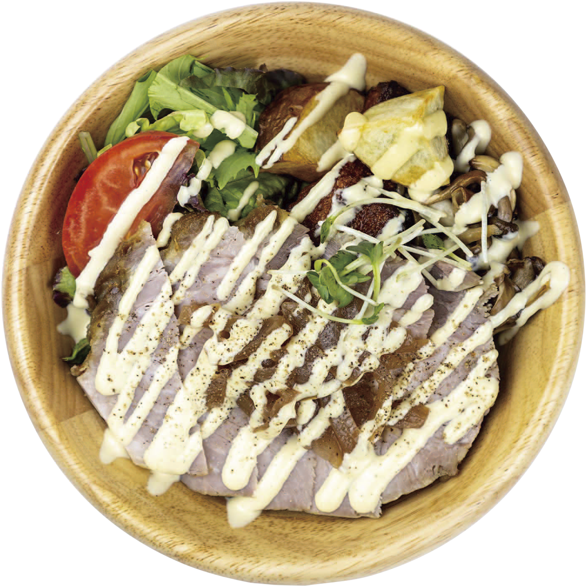 熟成豚肉のローストポーク丼